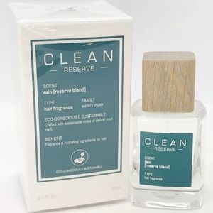 CLEAN RESERVE RAIN 1.7 OZ. HAIR FRAGRANCE SPRAY (BRAND NEW WITH BOX, NEVER USED)